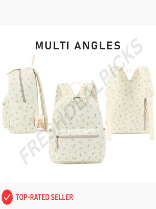 Corduroy Mini Backpack Purse Fashion Small Backpack Casual Daypack School Travel
